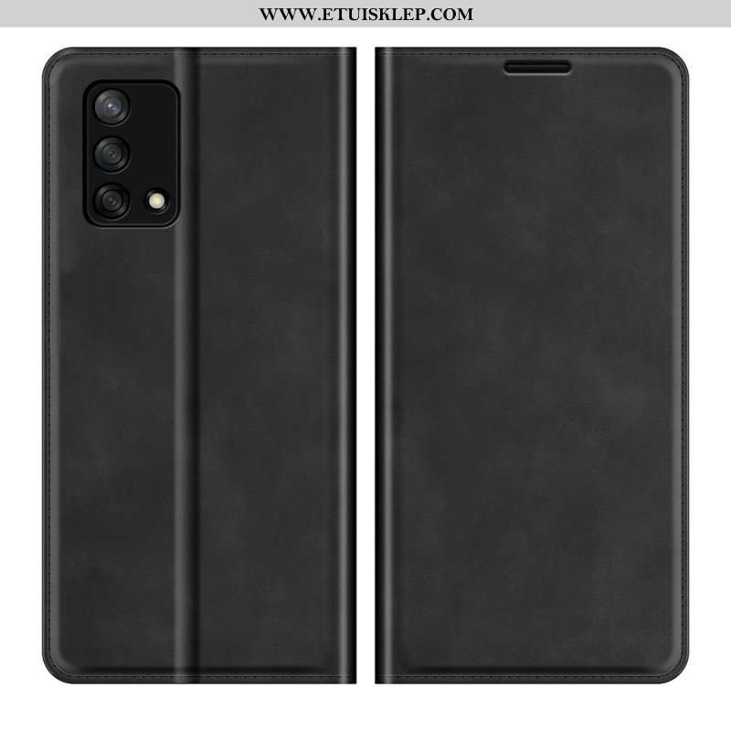 Etui Na Telefon do Oppo A74 4G Etui Folio Dotyk Skóry